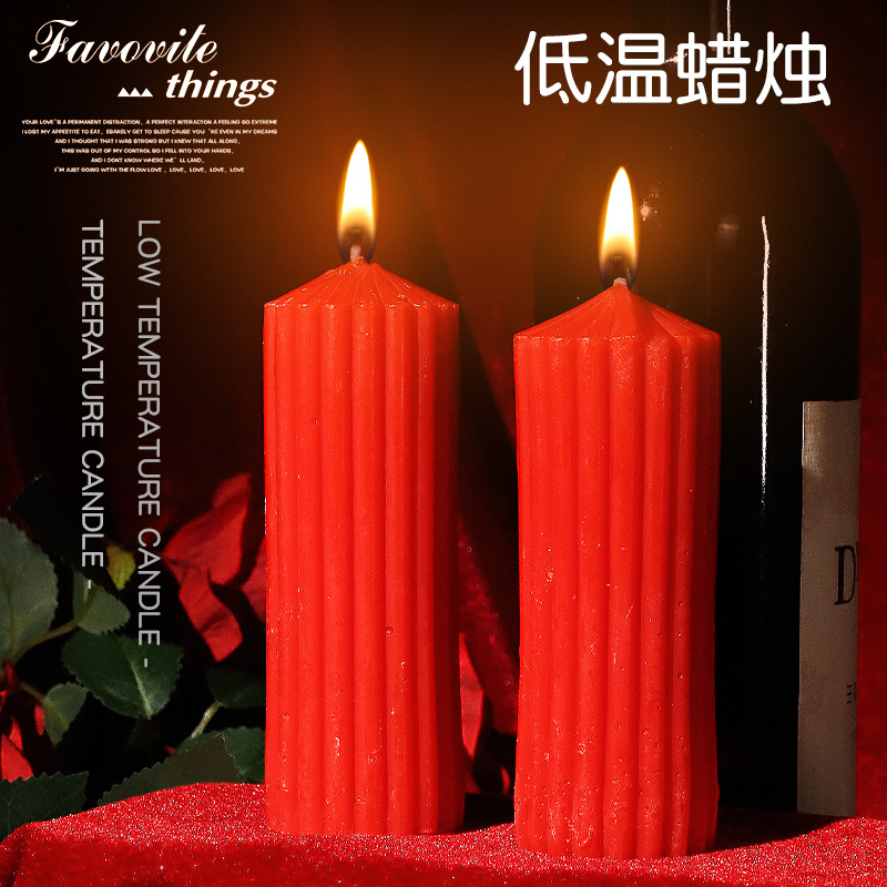 Rose Low-Temperature Massage Candle for Couples, Soy Wax, 85g — detail image 22
