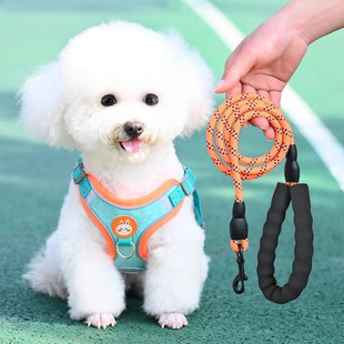 Vest Type Dog Leash Small Size Dogs Teddy Bichon Pomeranian Harness Puppy Puppy Walking Rope Dog Chain