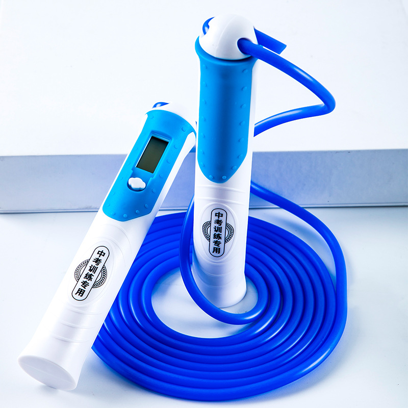 Ventas directas de fábrica 6603 conteo electrónico saltar la cuerda peso saltar la cuerda Examen de saltar la cuerda pantalla LCD Senior High School entrance examen entrenamiento saltar la cuerda