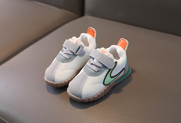 2023 Spring New Casual Mesh Breathable Boys Girls' Sports Lightweight Middle and Small Children's Running Shoes_voghion.com