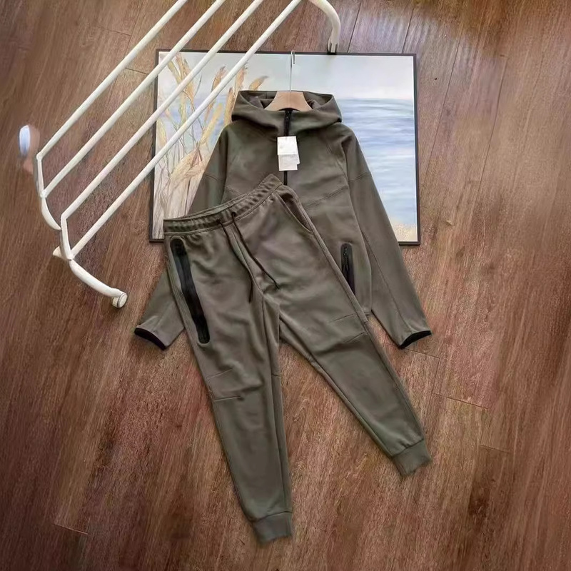 24 New Cross-border Men's Air Layer Casual Sports Jacket Coat Sweatpants suit 922 and 002 24 New Cross-border Men's Air Layer Casual Sports Jacket Coat Sweatpants suit 922 and 002