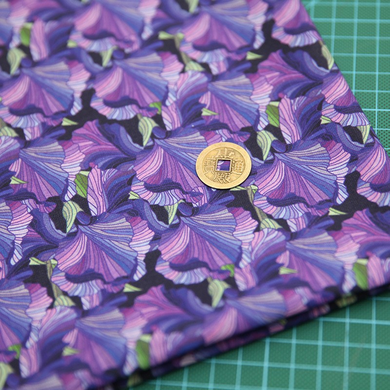 Tela de bordado hecha a mano para patchwork DIY, tela de bordado Lu, tela de bordado de moda, tela floral de algodón para punto de cruz y muñecas.