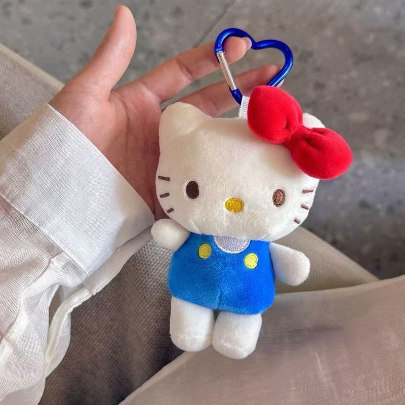 かわいいアニメハワイ水泳圏Kittyぬいぐるみストラップkt猫かばん掛けキーホルダープレゼント|undefined