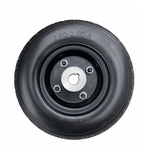 Electric tricycle tire 2.80/2.50-4 solid tire complete wheel elderly mobility aid 9-inch airless tire