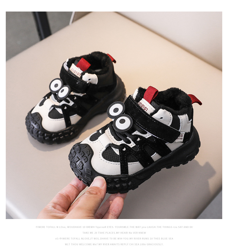 Sneakers invernali calde e foderate per bambini ragazzi e ragazze_voghion.com