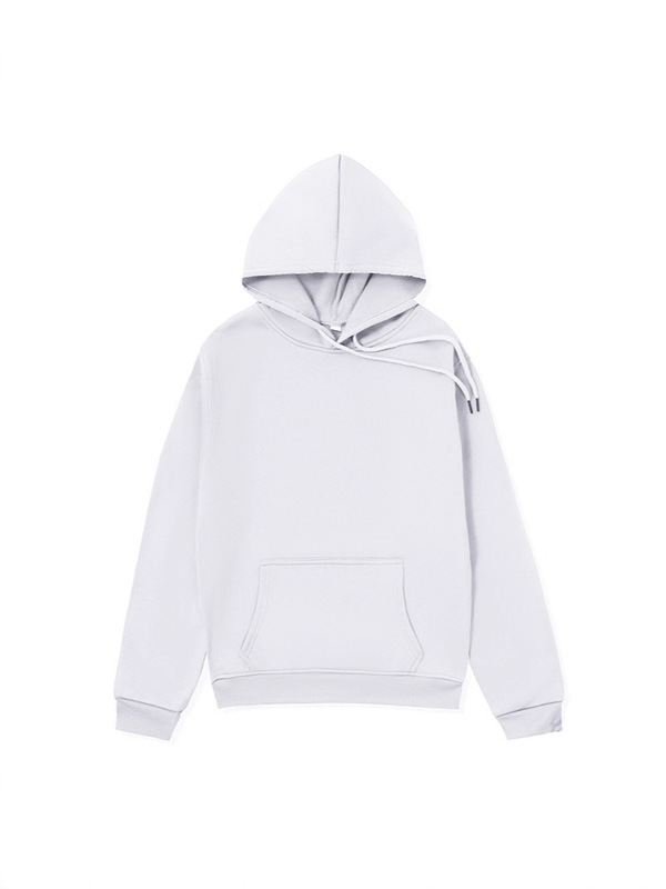 跨境外贸连帽卫衣男hoodie纯色连帽衫运动卫衣男女可预制图案外套|undefined