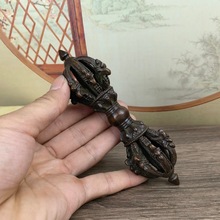 九股金刚杵大号金钢杵古玩杂项手把件家居装饰挂件