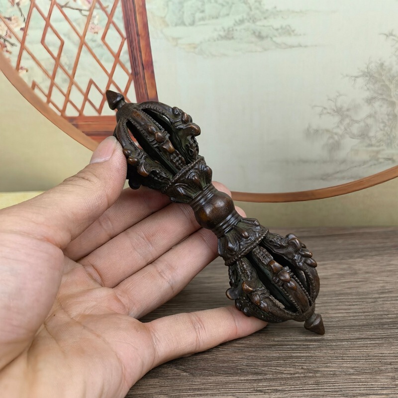 Nine-strand diamond pestle large gold steel pestle antique Miscellaneous handle pieces home decoration pendant