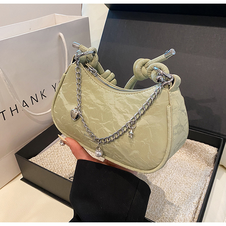 A stylish and stylish small handbag for ladies in 2025, a versatile and fashionable crossbody bag, a niche single-shoulder underarm bag for summer undefined