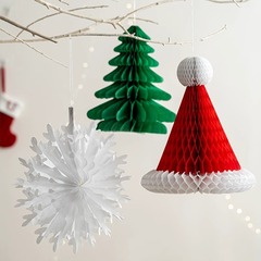 2025新作クリスマス折り紙飾りクリスマス飾りクリスマスツリー置物デスクトップ置物シーンアレンジ道具