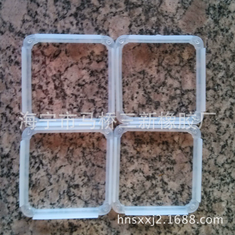 Силиконовая квадратная рамка, уплотнительное кольцо, натуральный цвет, силиконовая плоская прокладка, чашка, уплотнительное кольцо для чаши, пищевое силиконовое кольцо