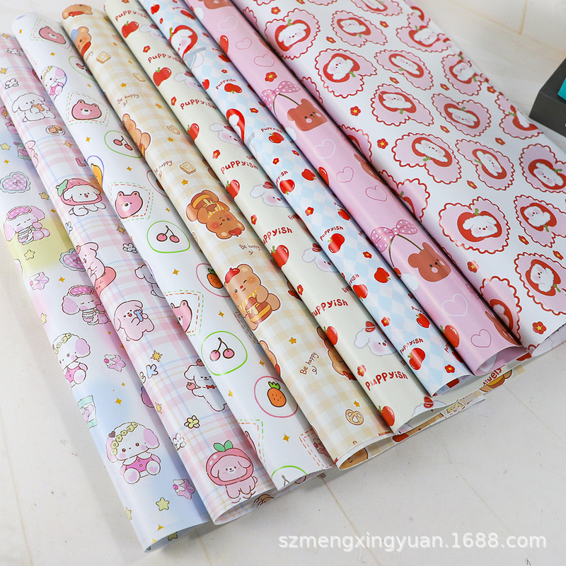 2025 Packaging Student Gifts New Cartoon Valentine's Day Birthday Gift Box Decorative Gift Wrapping Paper