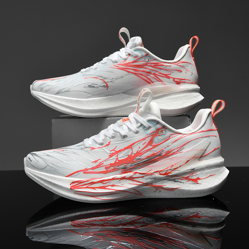 Nocturno C202 Heartbeat seis generaciones de zapatos de corrida de placa de carbono para hombres ultraligero y transpirable, entrenamiento de carreras de amortiguación profesional para hombres y mujeres.