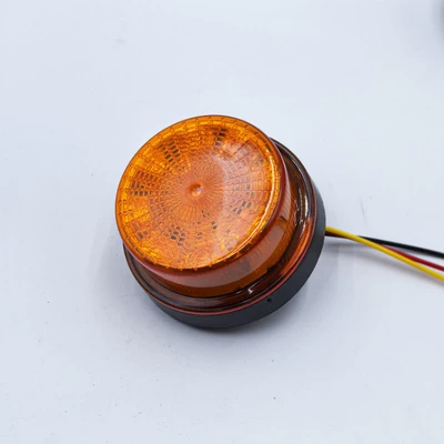 12V24V Universal Led Strobe Rotating Truck Side Light, Truck Light, Engineering Vehicle Flashing Light, High-Brightness Side Warning Light (Other lights) - 12v24v-universal-yellow-rotating-warning-light