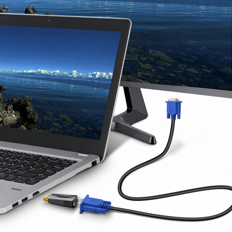 Hdmi to vga hdコンバータコンピュータhdmiオス対vgaマスターオーディオケーブルhdmi変換vgaヘッド|undefined