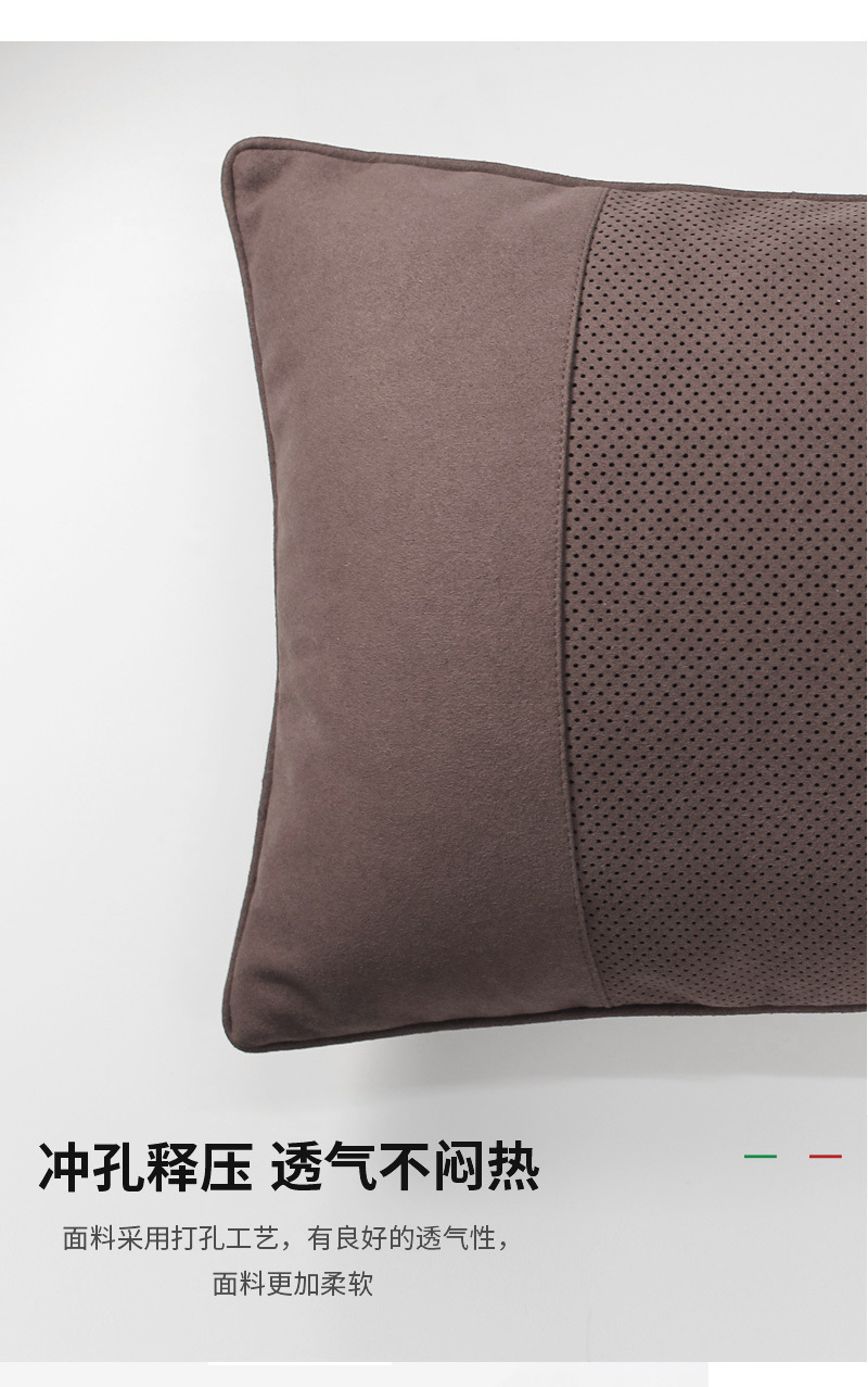 Suitable for Wenjie M789 Universal Neck Pillow, Perforated and Breathable, Mercedes-Benz S-Class Car Headrest, Car Soft Lumbar Support Cushion