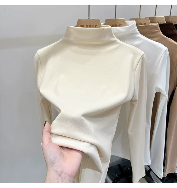 Apricot, high collar