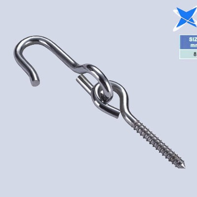 挂钩 五金索具/加强弹簧钩/s钩/8字钩/D型环/圆环/吊钩/滑轮索具