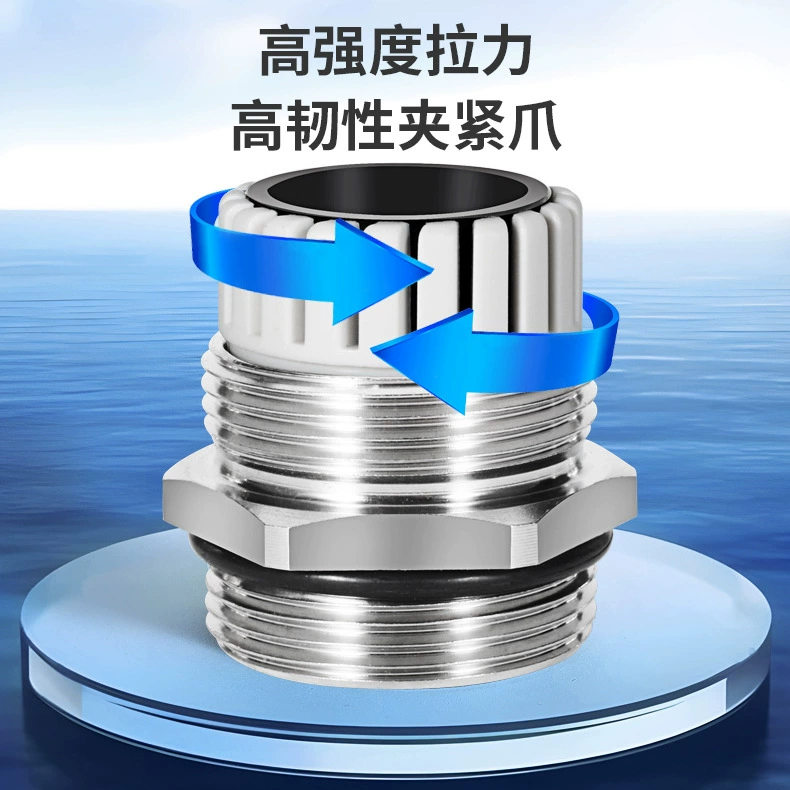 Waterproof cable stainless steel, clips included