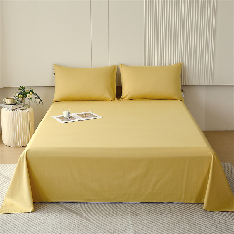 Sábanas de algodón moderno simple 100% sábanas de algodón monocolor sábanas de algodón madre y bebé sábanas de algodón