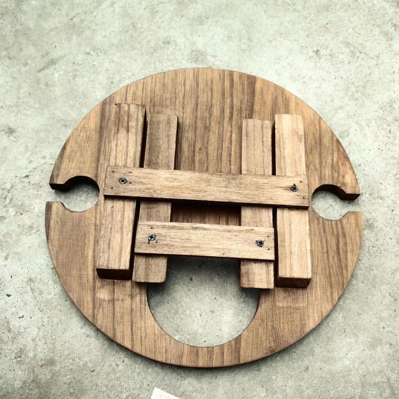 Wooden Portable Snack Table