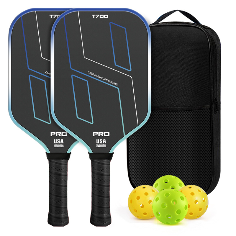 Carbon Fiber T700 Full Set Pickleball Paddle Cross-Border Hot-Selling Pickleball Racket Pickleball Paddle
