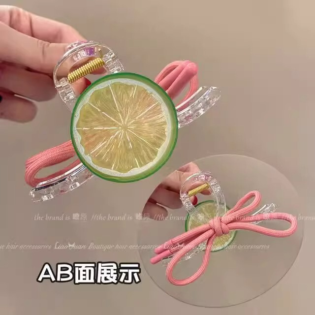 両面デザインオリジナルボタン漫画ミディアムグリッパーバイカラー中空子犬グリッパー女性用かわいい多用途ヘアアクセサリー|undefined