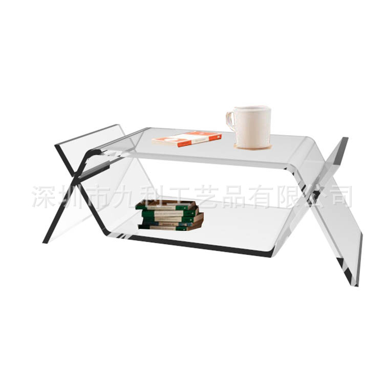 批发简易亚克力桌子和凳子Acrylic Table and Stool