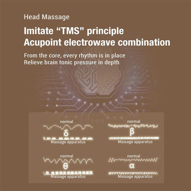 Title 12, Jing Massaggiatore Elettrico per la Testa Tingl...