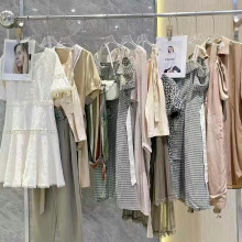 一线大牌迪-赛尼斯专柜品牌25夏装折扣女装货源走份尾货批发外贸