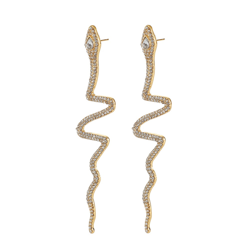 1 Pair Fashion Snake Alloy Plating Women's Drop Earrings display picture 36