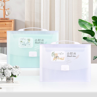Organ bag folder large capacity a4 portable test paper storage bag primary school junior high school students subject sorting artifact