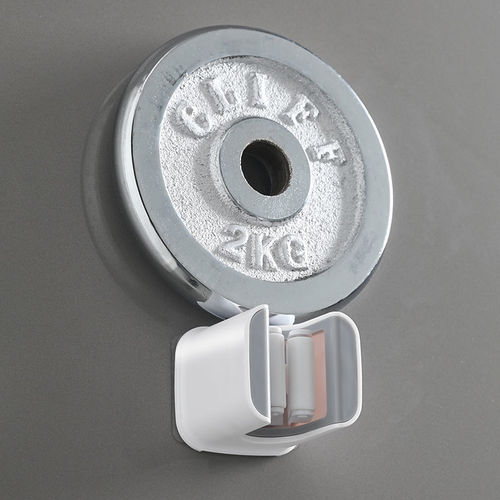 Mop rack hook wall-mounted punch-free bathroom powerful broom clip mop artifact fixed straight buckle storage