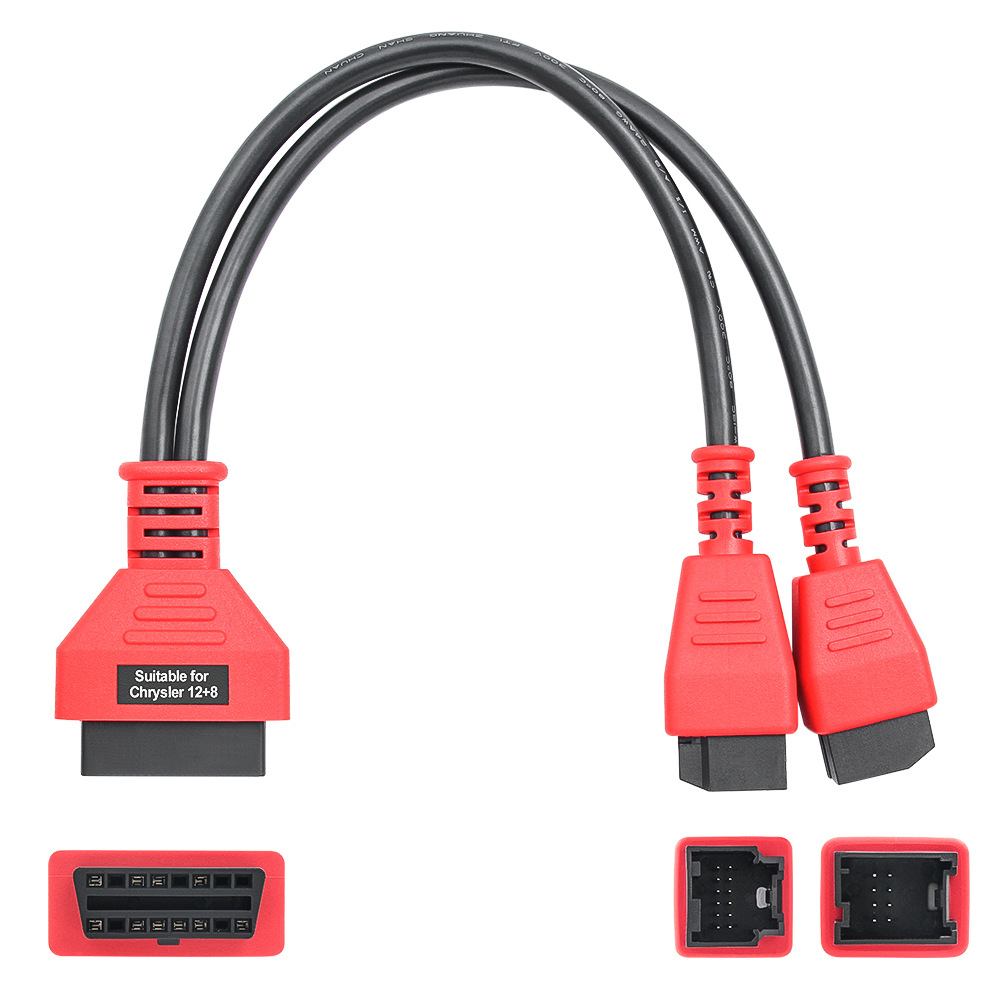 12+8Pin 30cm+ Obd Cable Sgw Sgm for Chrysler Jeep Dodge Fca