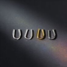 s925���yU�ΰ����۴����Ʒ���diy���K���K��ɫ��β��U�ιܿ���