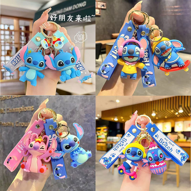 Creative and Cute Cartoon Keychain Pvc 3D Doll Couple Student Car Bag Pendant Doll Machine Small Gift Creative and Cute Cartoon Keychain Pvc 3D Doll Couple Student Car Bag Pendant Doll Machine Small Gift