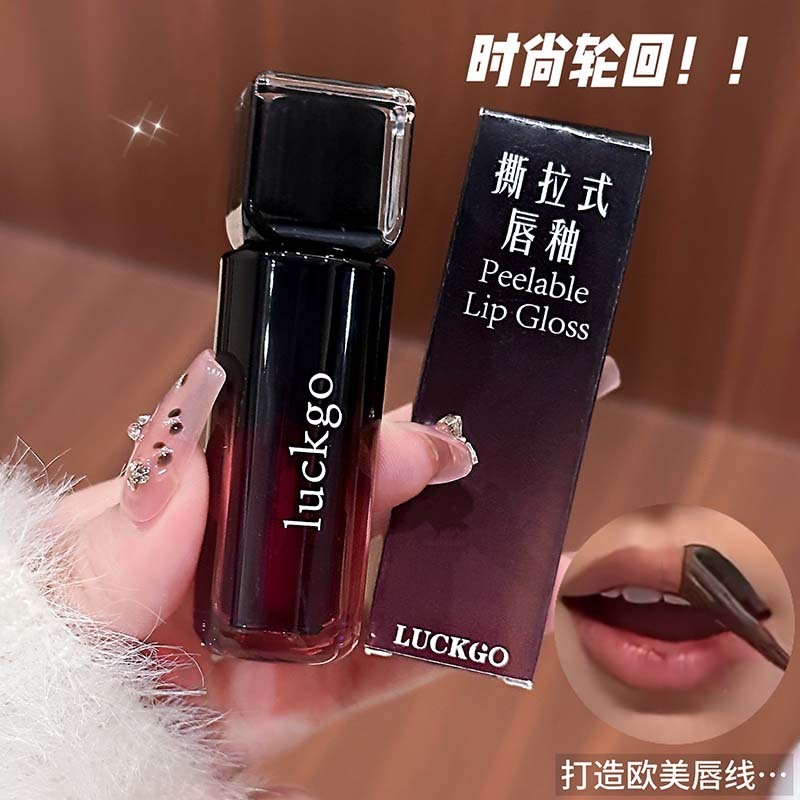 LUCKGO撕拉式唇釉  防水防汗持妆哑光韩系撕拉唇釉学生党国货彩妆|undefined