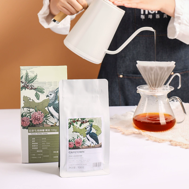 Panama Berlina Grey Summer Coffee Beans Arabica Hand-Brewed Premium Coffee Beans shallow Roast 100g Customized