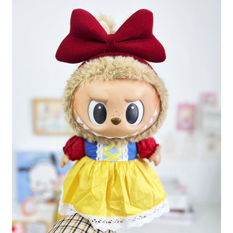38cmラブブベビー服、ラブブぬいぐるみ服、ラブブ人形着替え、漢服スカートスーツ|undefined