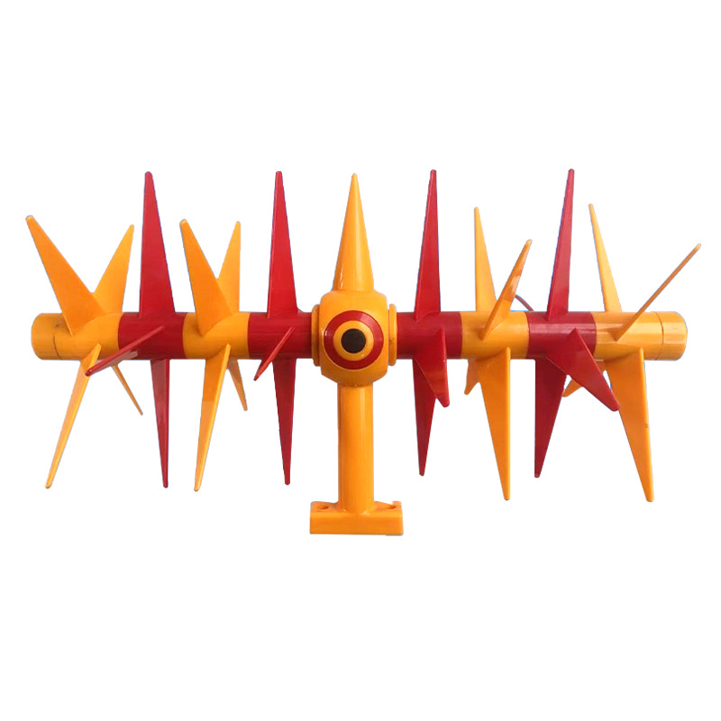 El nuevo repelente de aves eléctrico, el viento al aire libre, el ocupante de posición giratorio, el jardín, el huerto, las tierras de cultivo, el artefacto de la conducción de aves