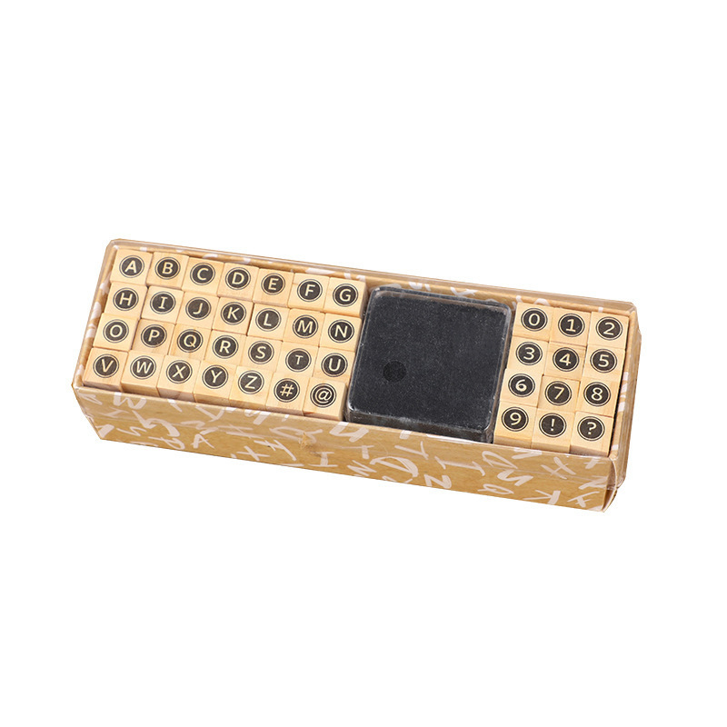 Diario básico traje semana número mes carta sello DIY diario sello de madera 40 unidades en 8 modelos