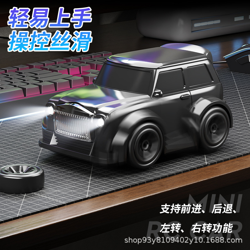 New Remote Control Big Four-Wheel Drive Racing Stunt Car with High-Speed Drifting, Tech-Savvy Cool Lights, Remote Control Car for Boys