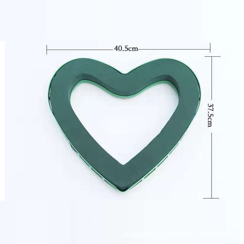 Flor de barro boda coche flor de barro con ventosa arreglo floral rectangular en forma de corazón en forma de V flor barro decoración suministros