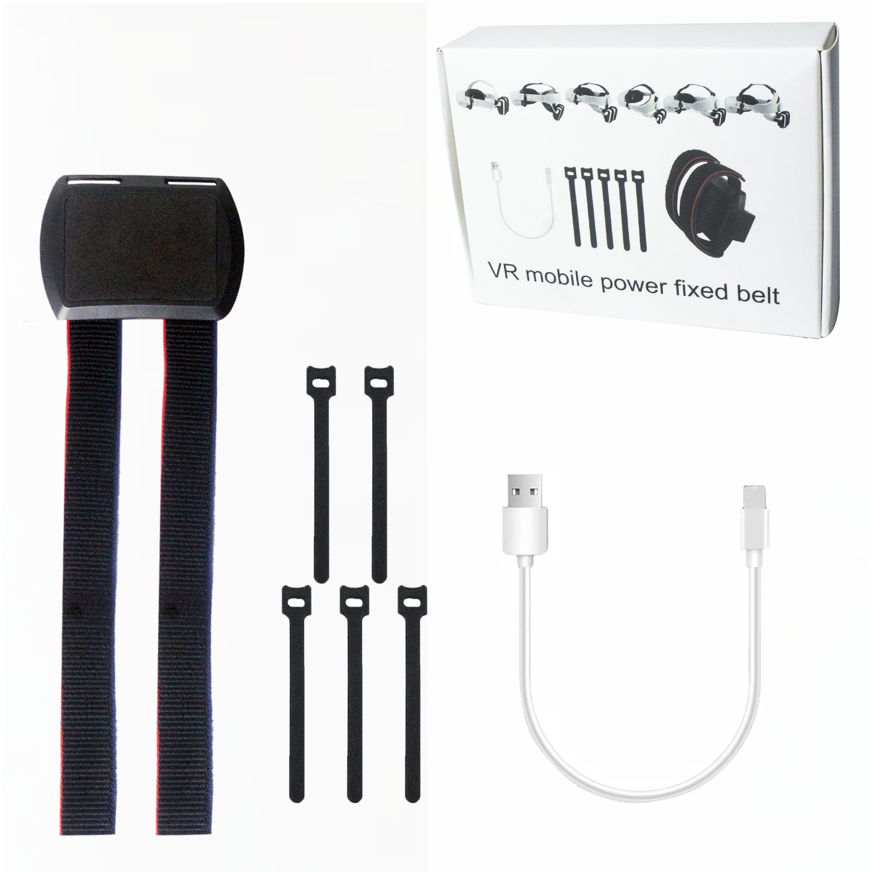 Aplicable a los accesorios Meta quest3 correa de potencia móvil VR gafas todo en uno máquina resistencia VR gafas Accesorios