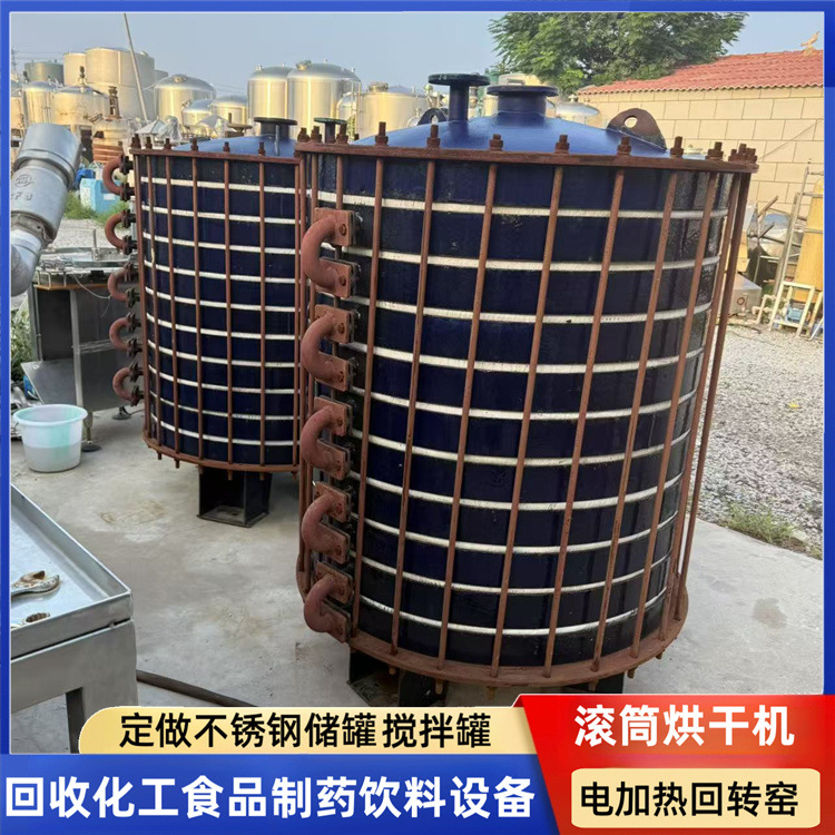 回收二手搪瓷片冷凝器 二手搪玻璃片式冷凝器 化工高压列管冷凝器