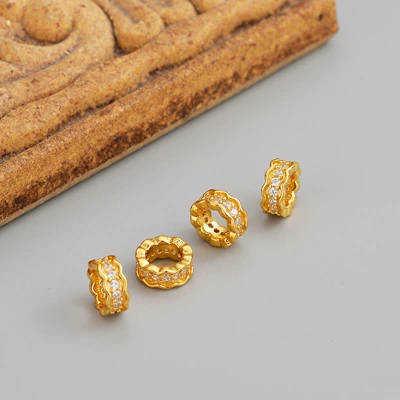 Silver DIY Jewelry Accessories Gold-Plated: Zərgərlik ara hissələri - gz0011-s925-sterling-silver