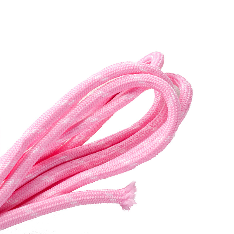 Cuerdas de poliéster coloridas de 5 mm cuerdas redondas cuerdas de agrupación resistentes al desgaste DIY cuerdas tejidas a mano colgante de llaver creativo