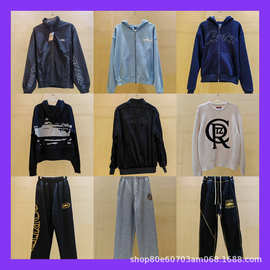 英式街头Corteiz嘻哈发泡字母拉链开衫连帽卫衣男外套潮运动套装