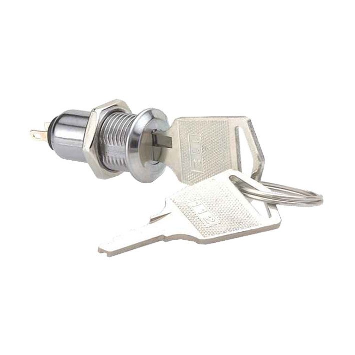 高品质钥匙开关  直径12mm 杂号 配套