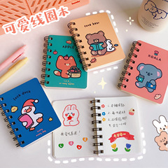 小號線圈本可愛迷你便攜隨身口袋記事本卡通筆記本子學生禮物單詞